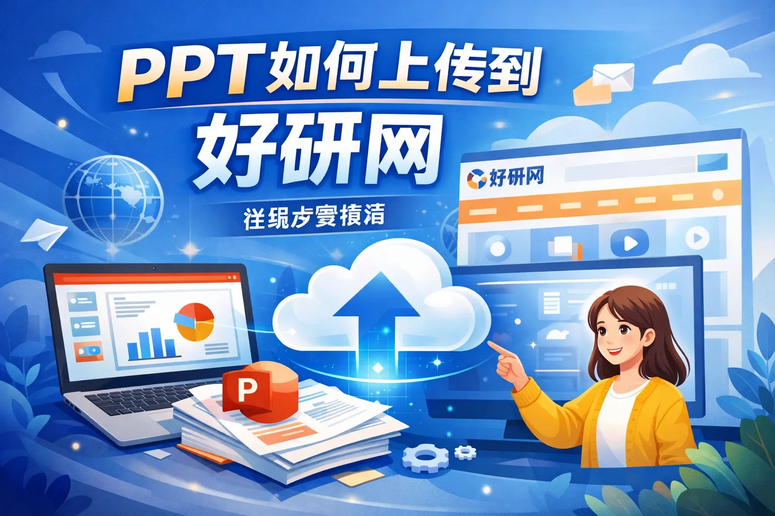 ppt如何上传到好研网