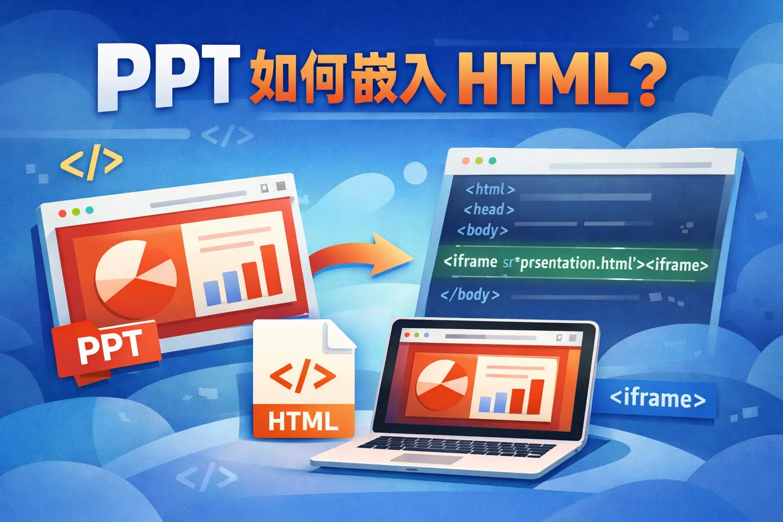 ppt如何嵌入html