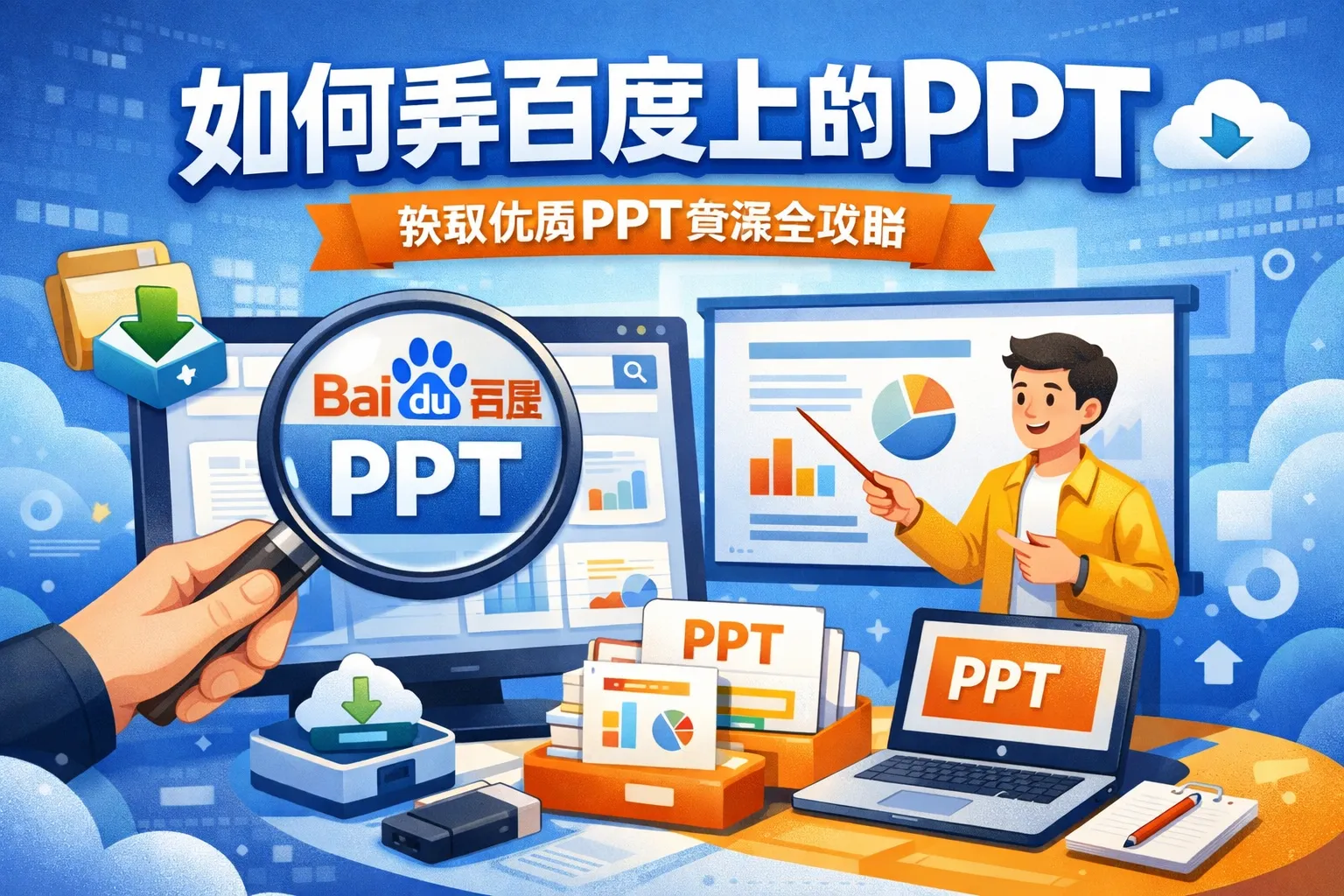 如何弄百度上的ppt