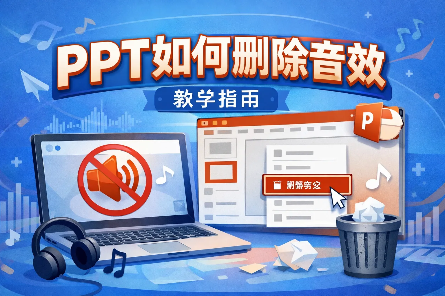 ppt如何删除音效