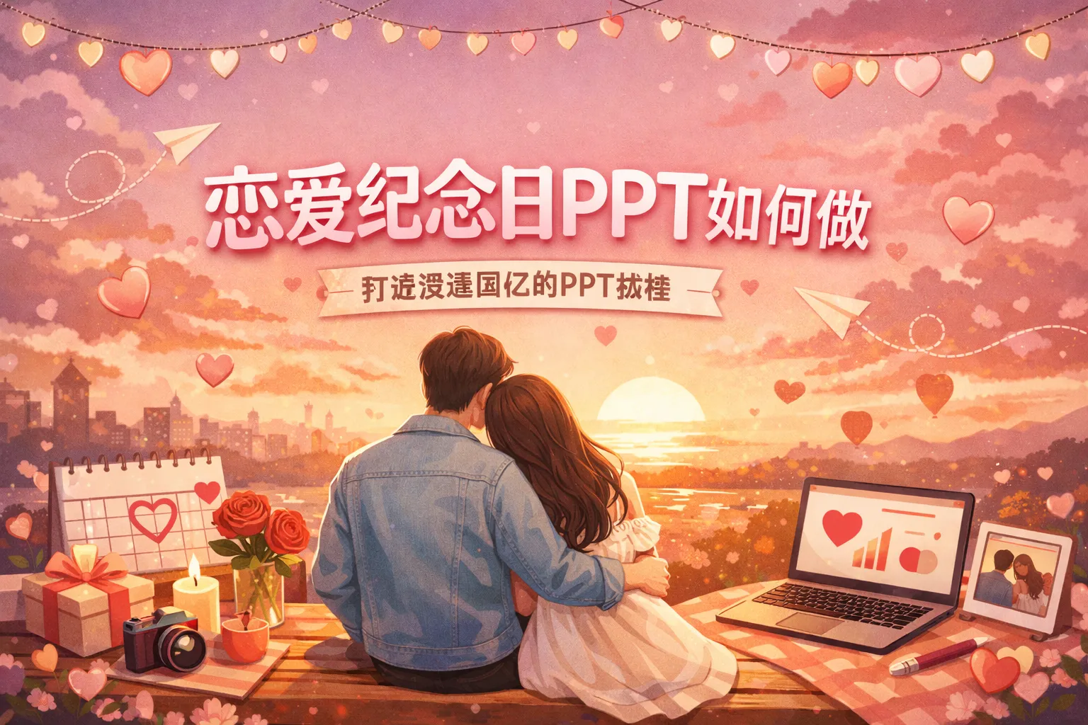 恋爱纪念日ppt如何做