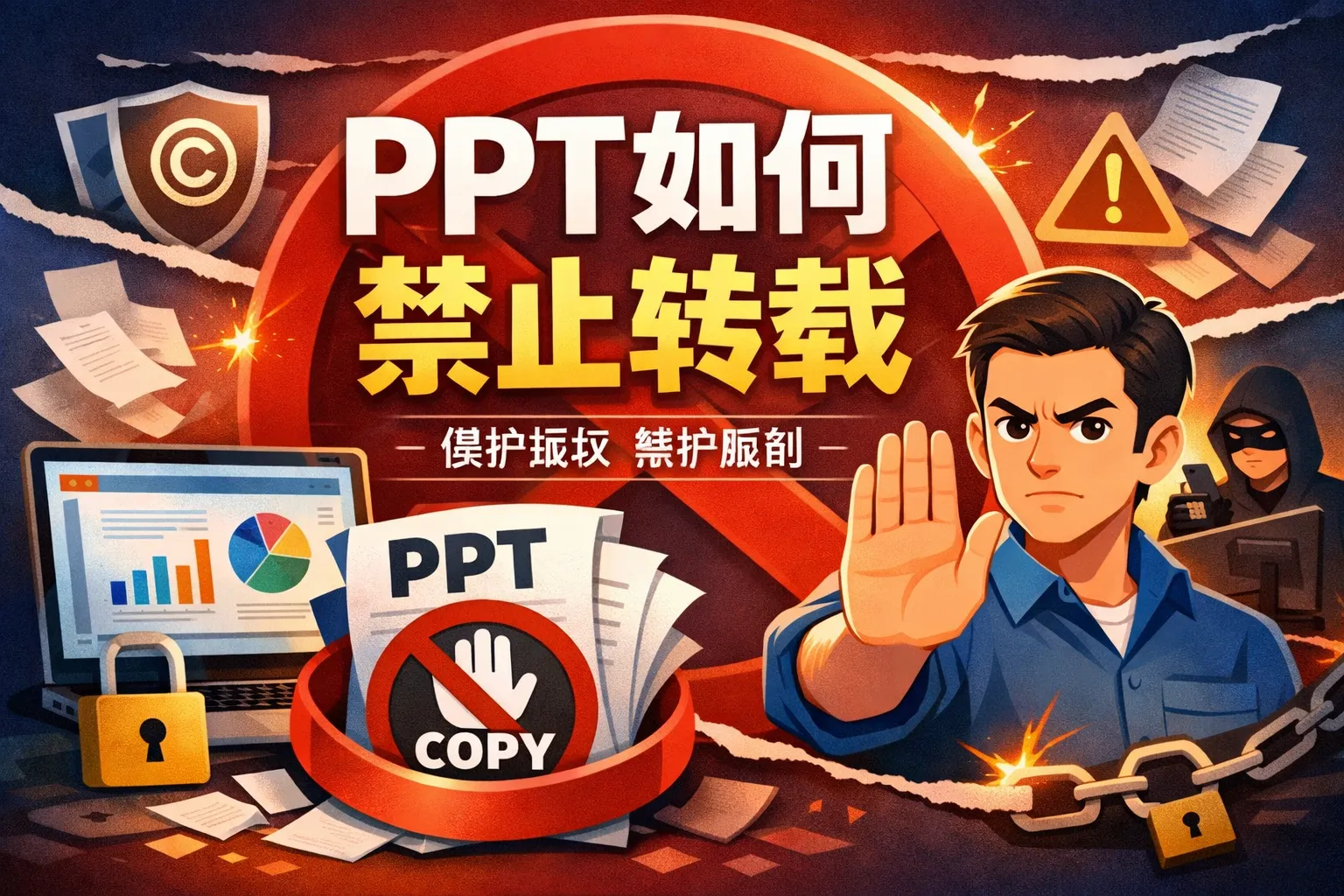 ppt如何禁止转载
