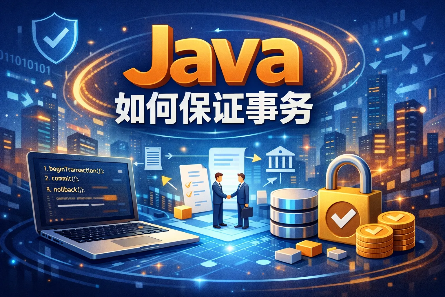 java如何保证事物