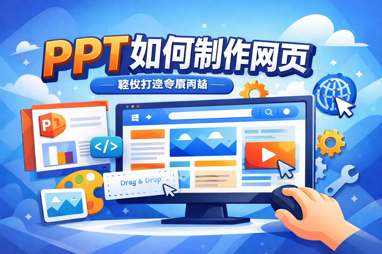 ppt如何制作网页