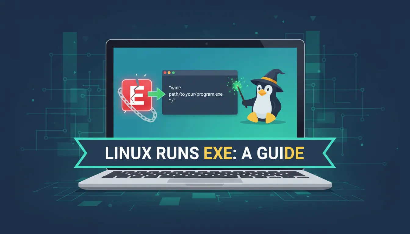 linux 如何执行 exe
