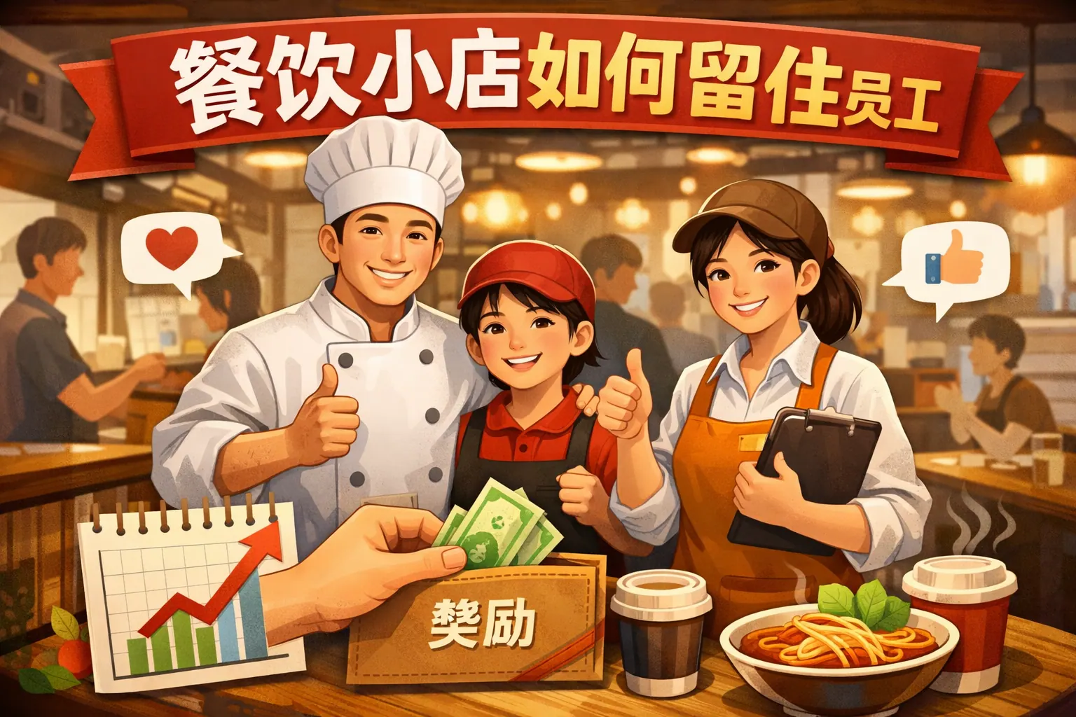 餐饮小店如何留住员工