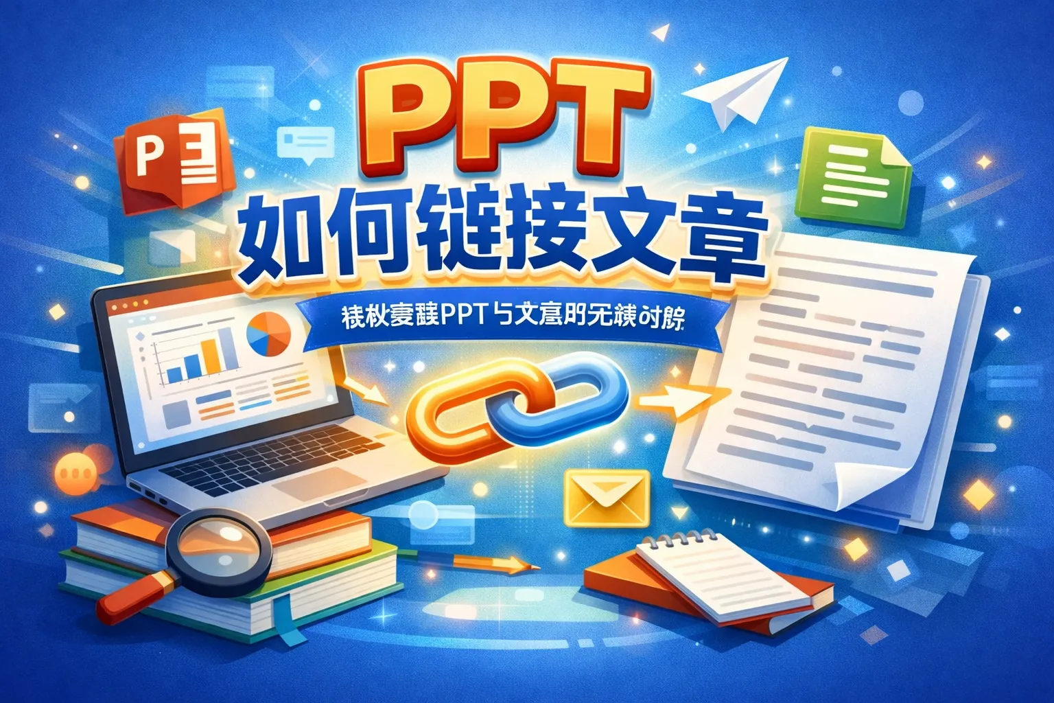ppt如何链接文章