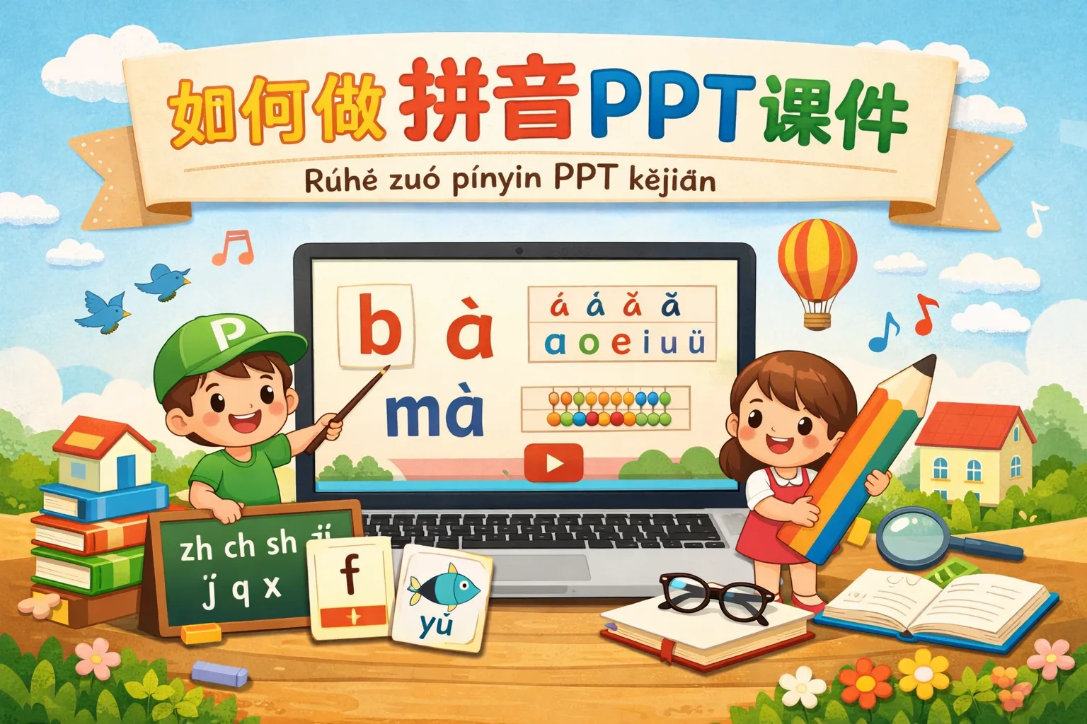 如何做拼音ppt课件ppt