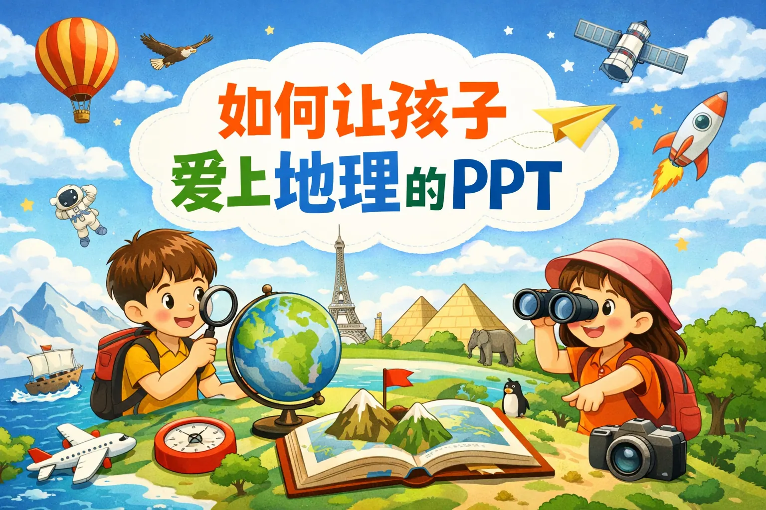 如何让孩子爱上地理的PPT