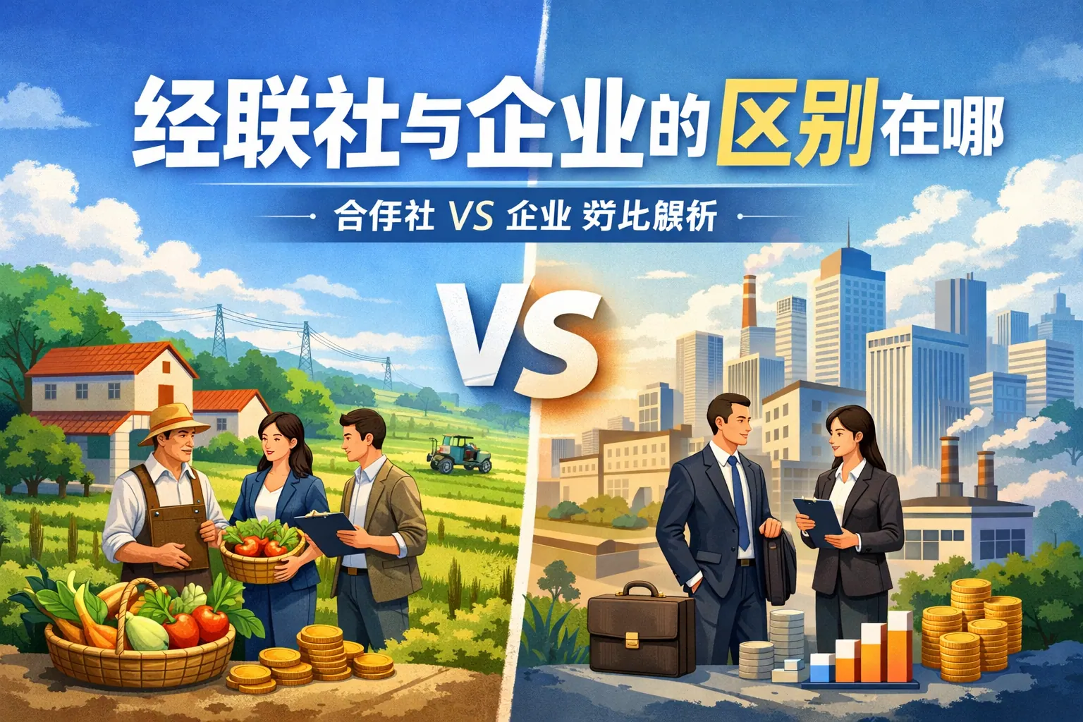 经联社与企业的区别在哪