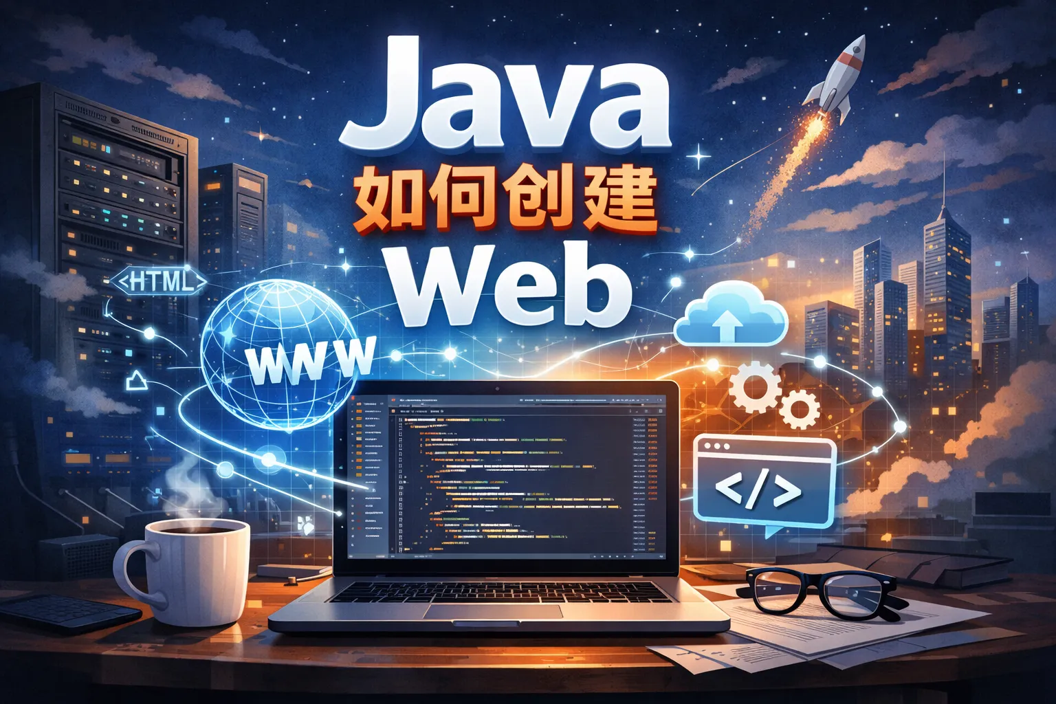 java如何创建web