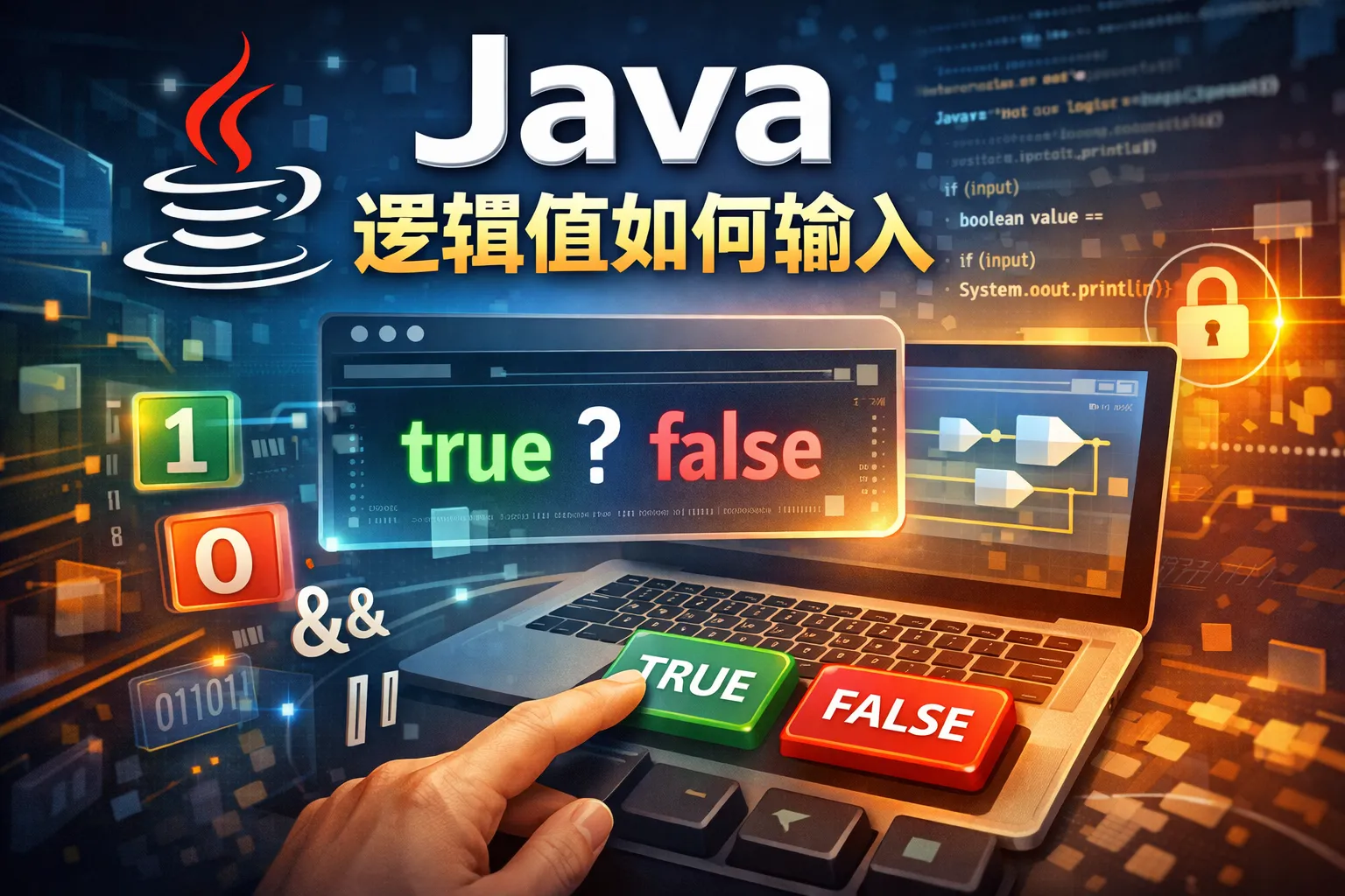 java逻辑值如何输入