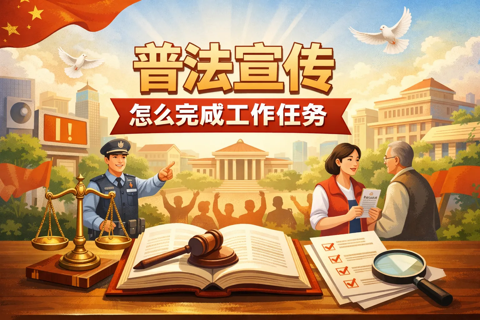 普法宣传怎么完成工作任务