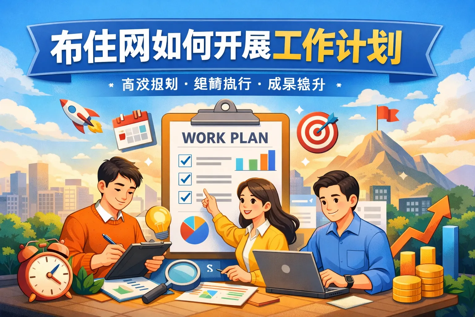 布住网如何开展工作计划