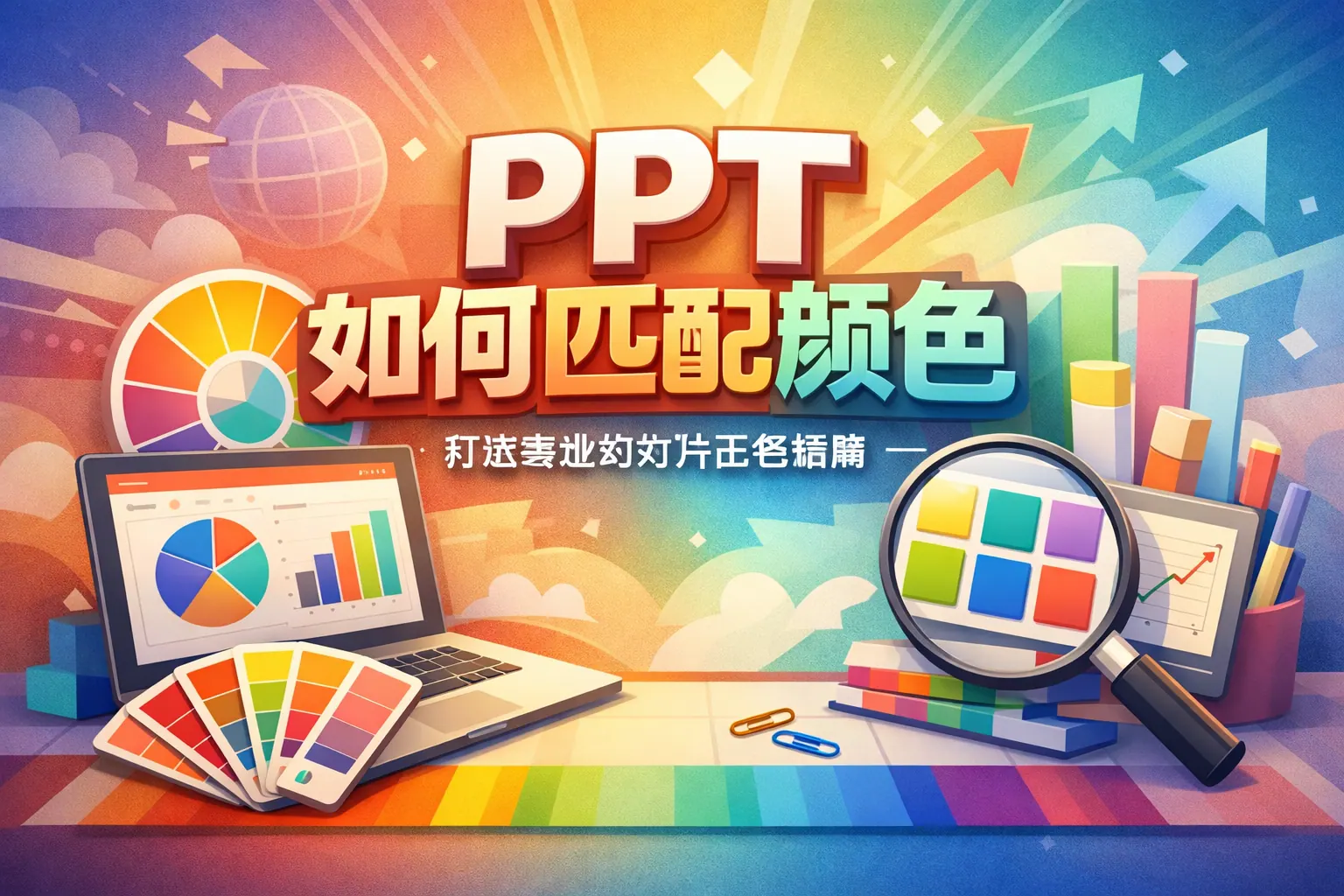 PPT如何匹配颜色