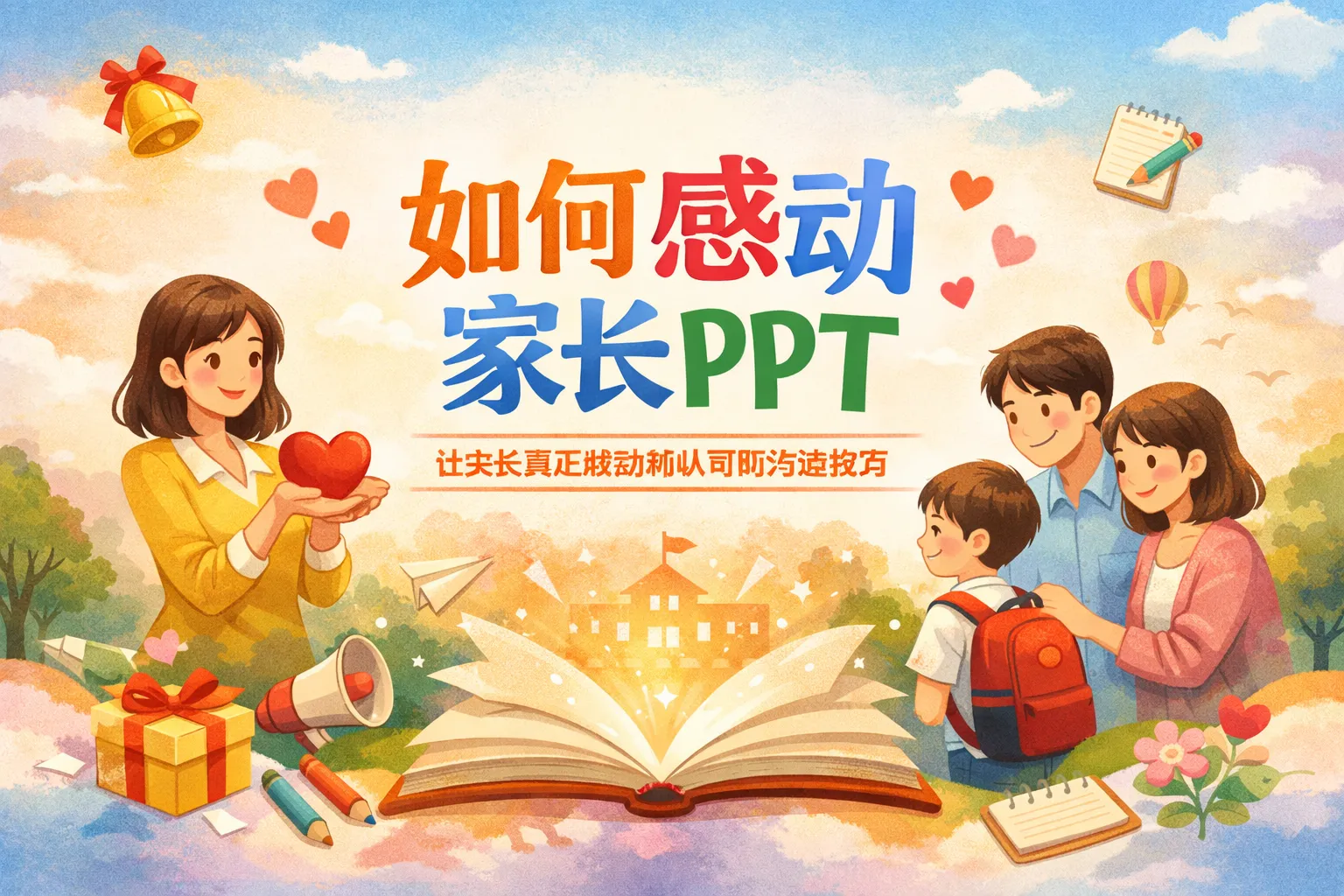 如何感动家长ppt