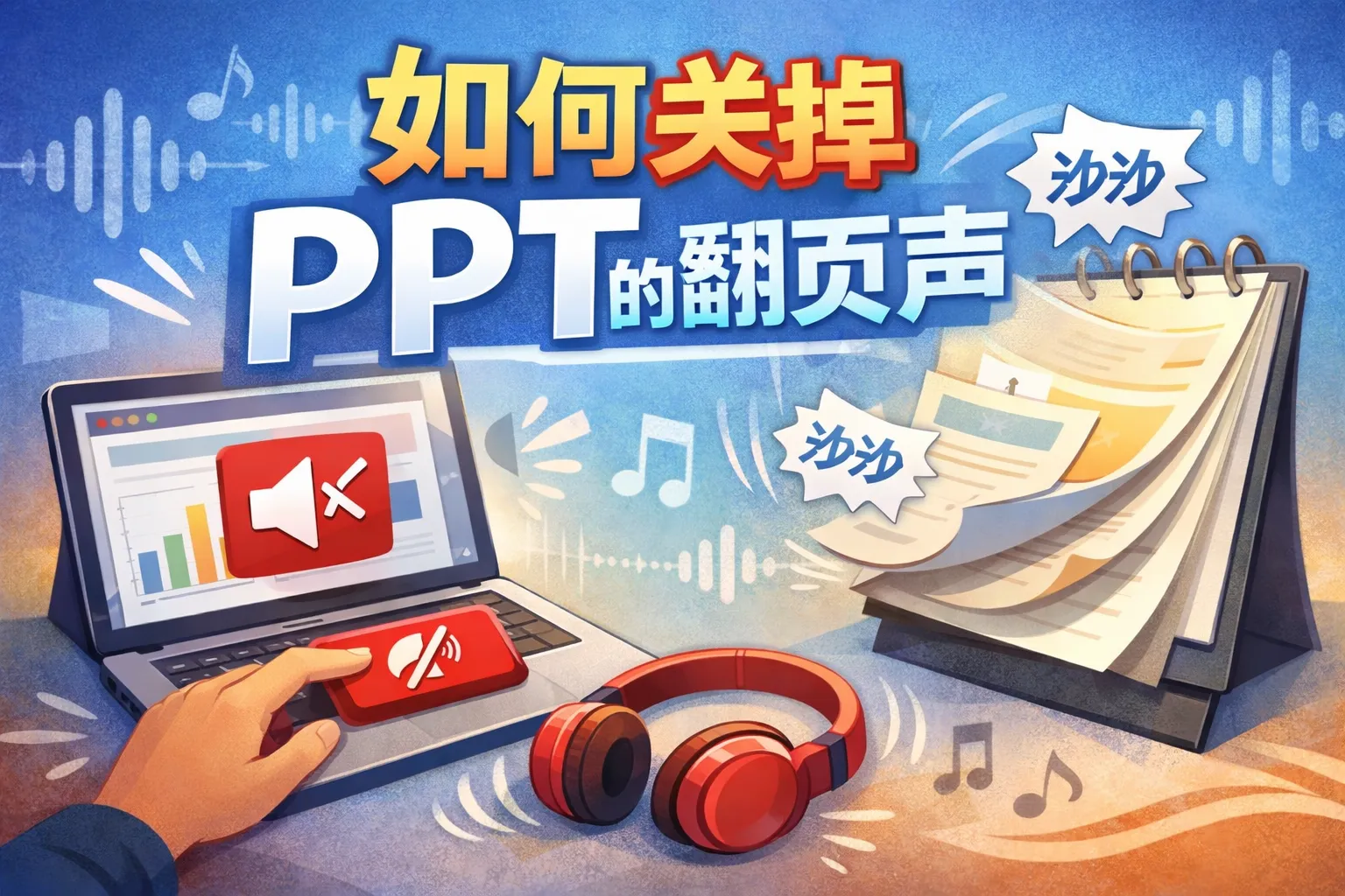 如何关掉ppt的翻页声