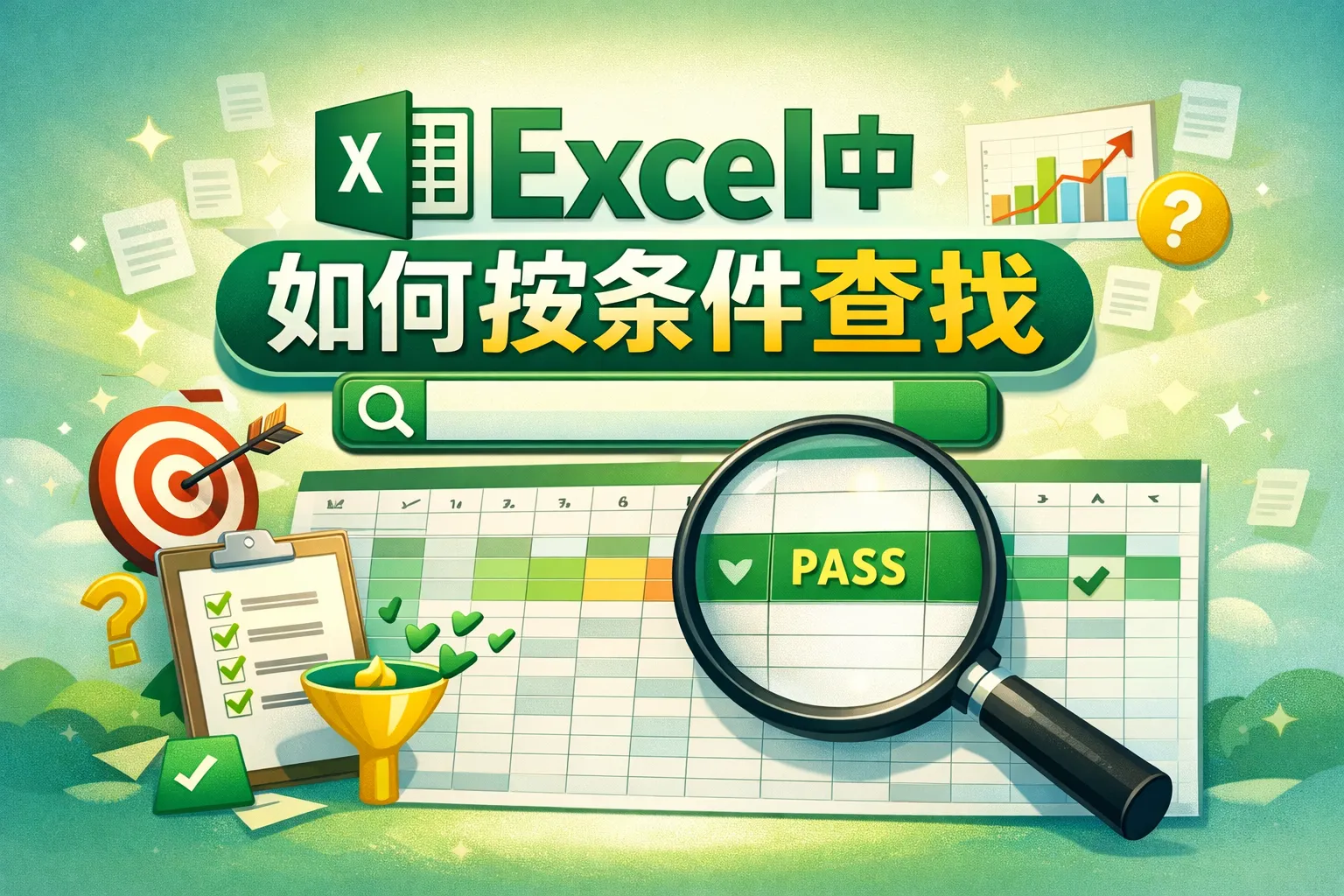 在excel中如何按条件查找