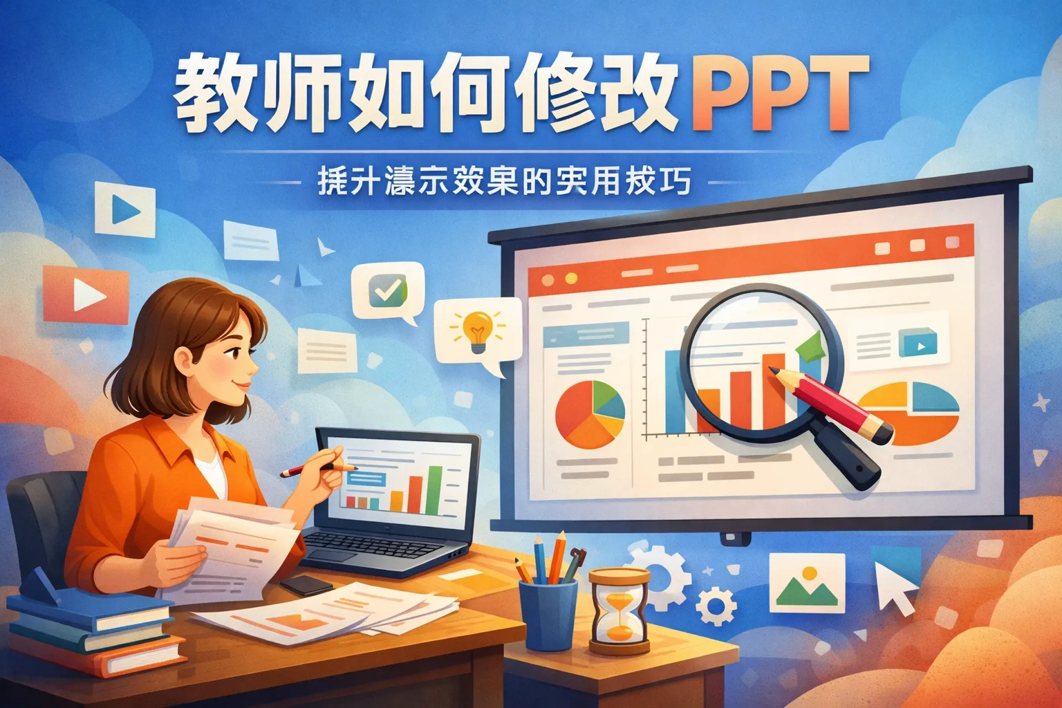 教师如何修改ppt