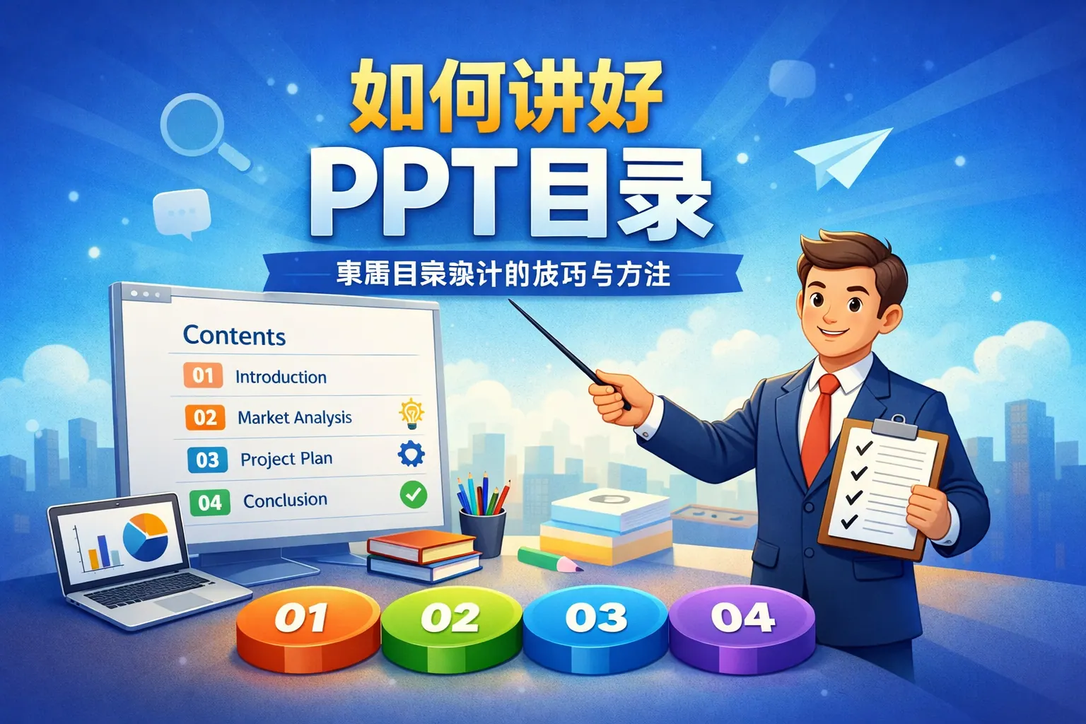 如何讲好PPT目录