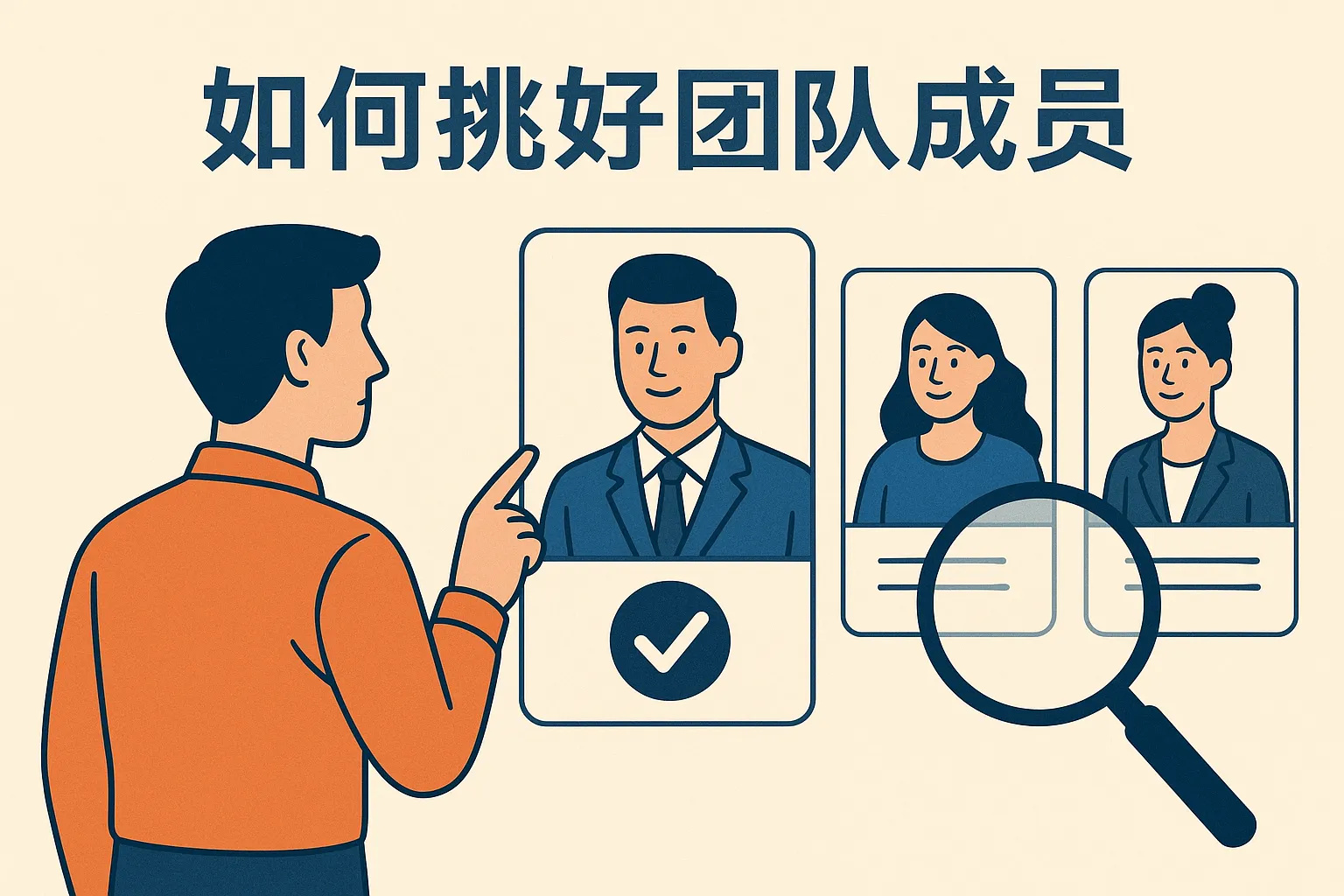 如何挑好团队成员