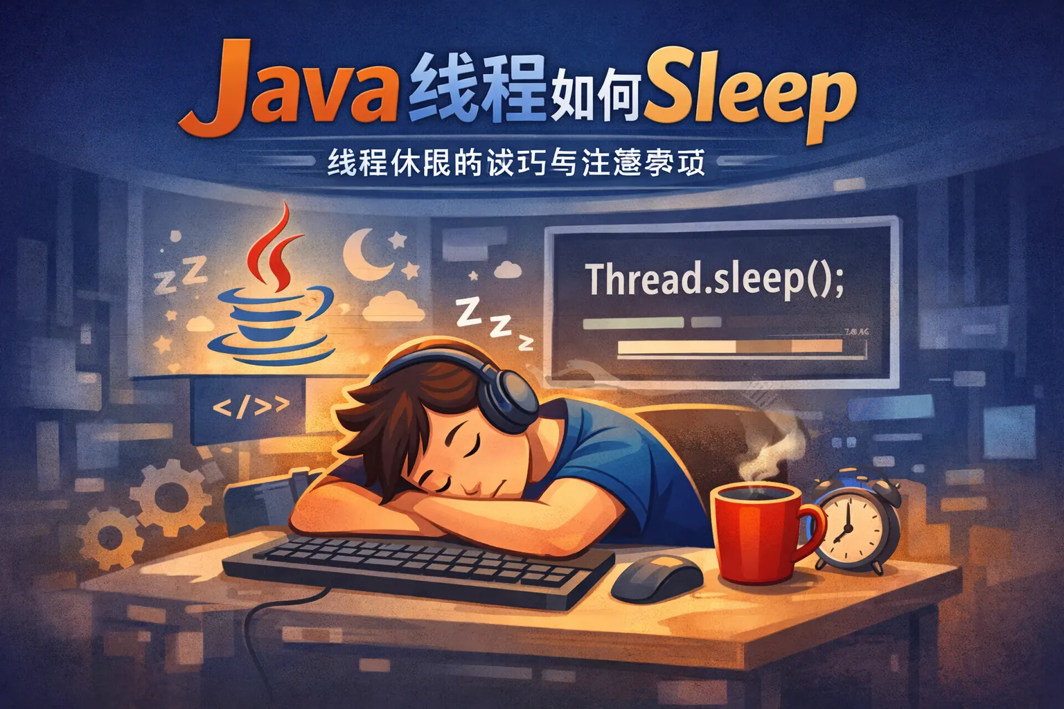 java线程如何sleep