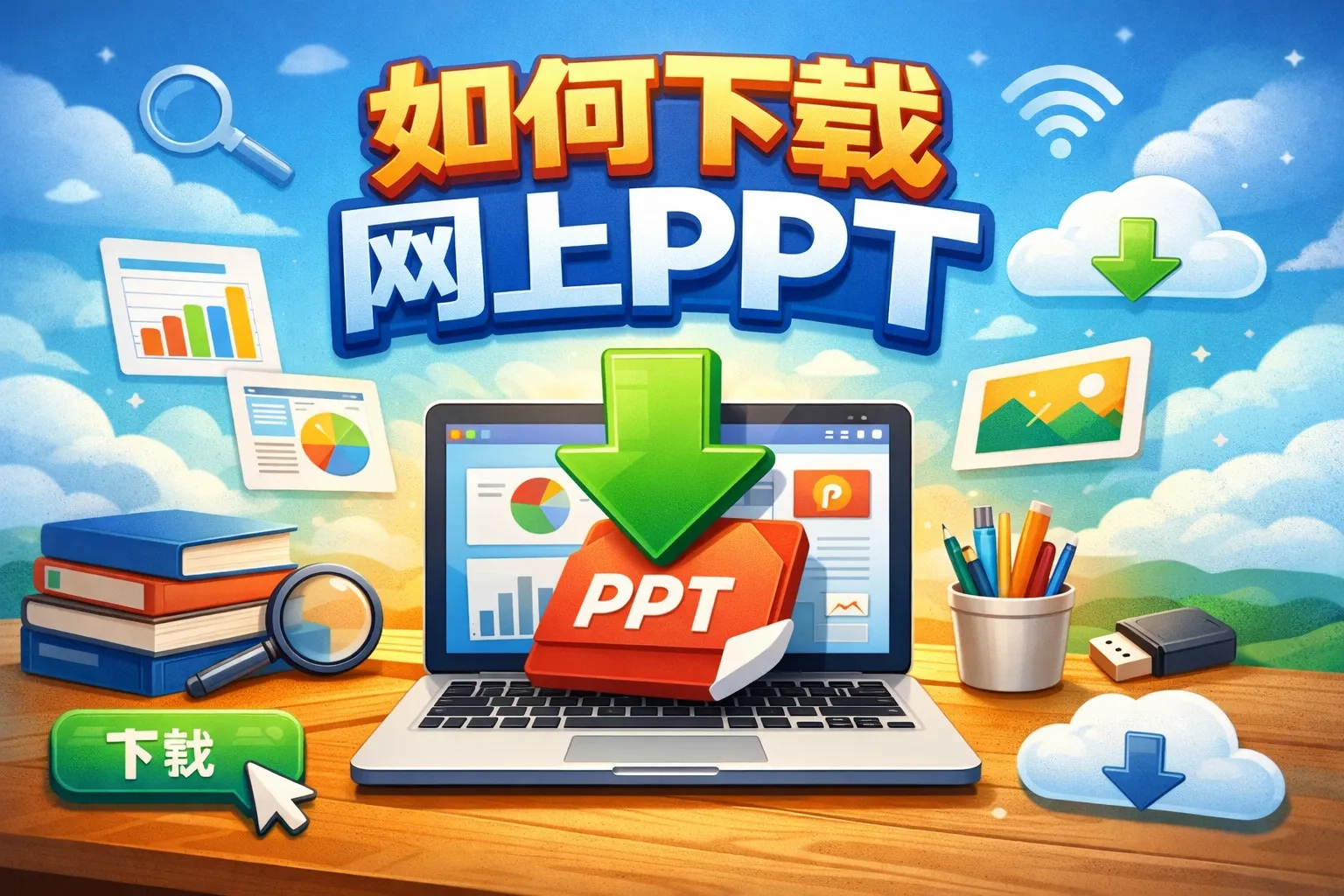 如何下载网上ppt