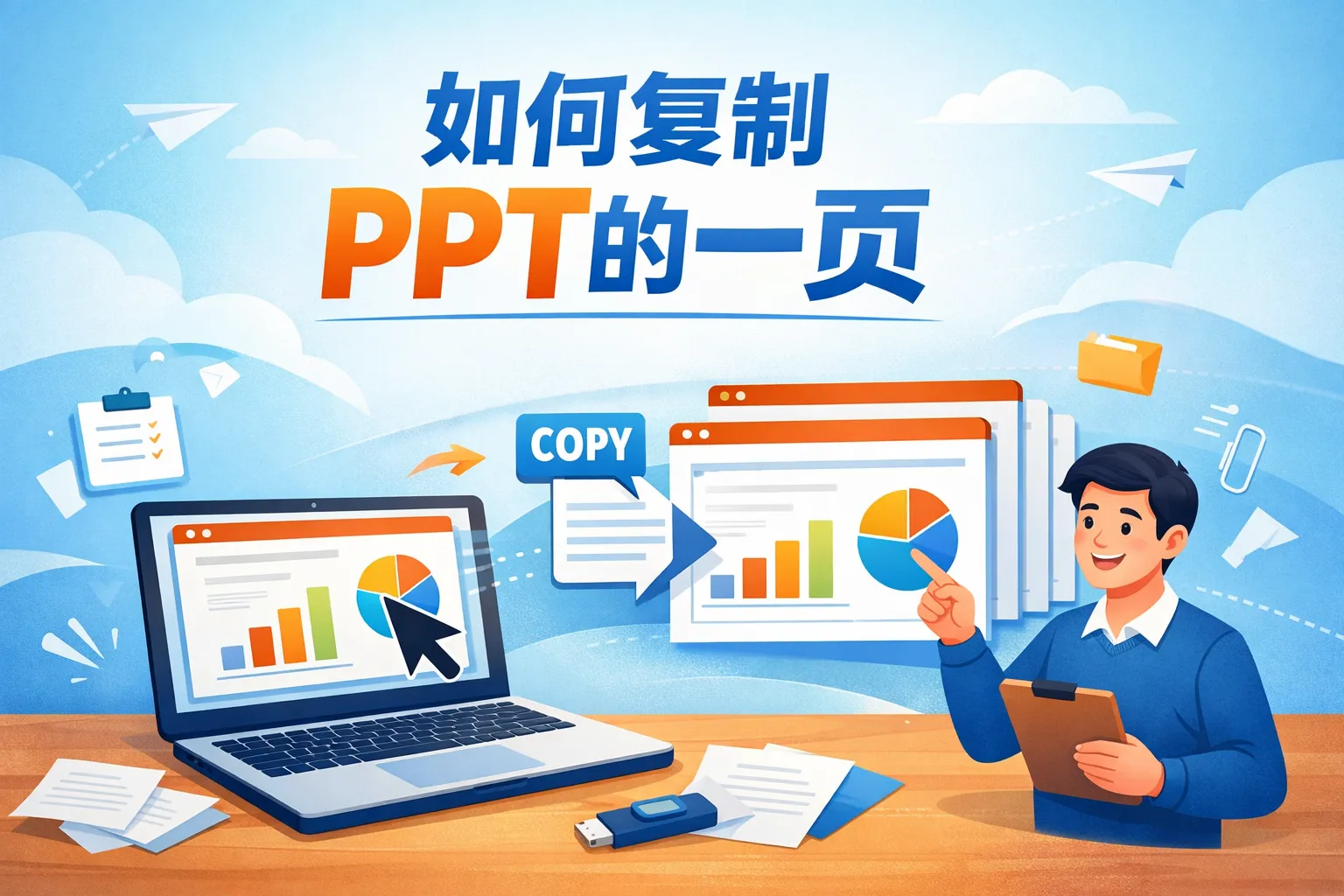 如何复制ppt的一页