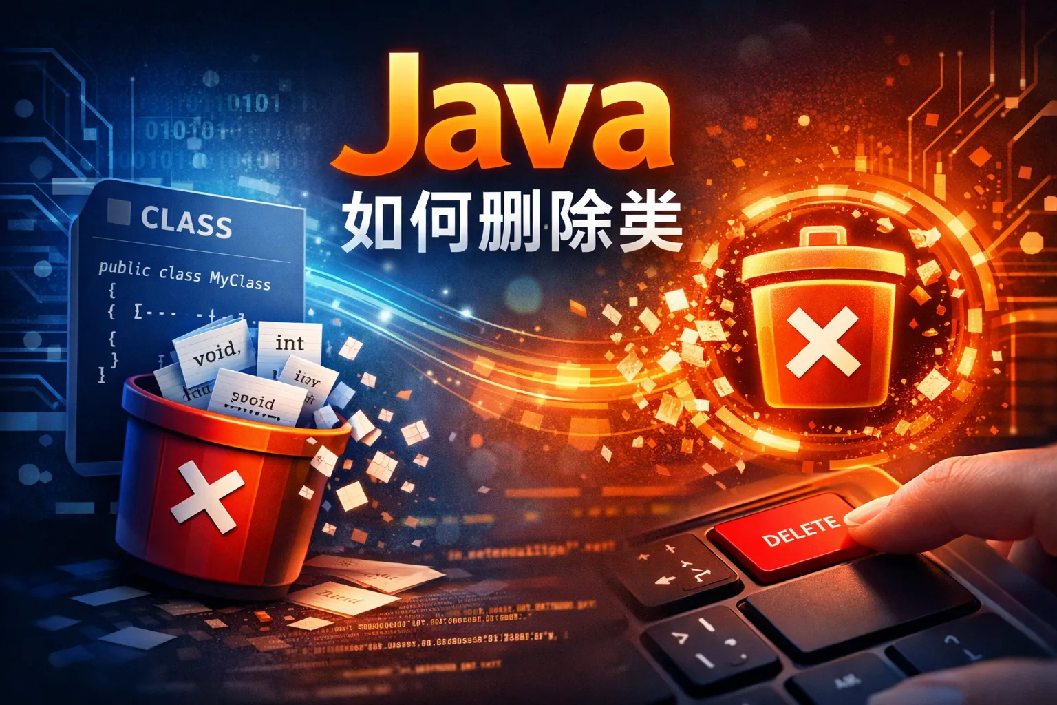 java如何删除类