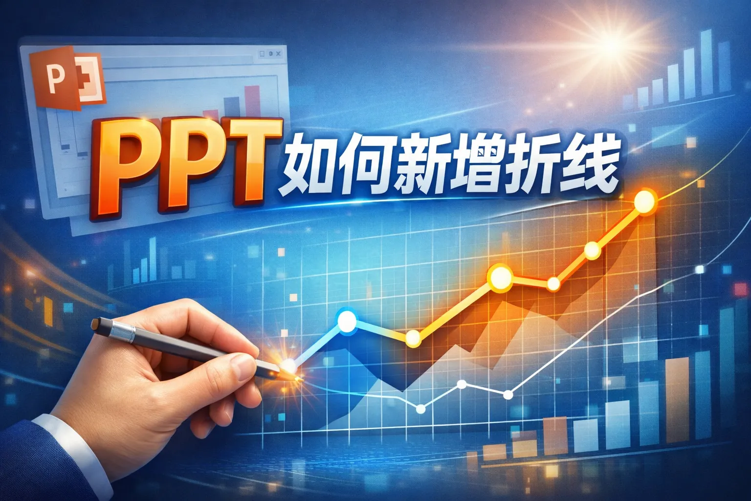 ppt如何新增折线