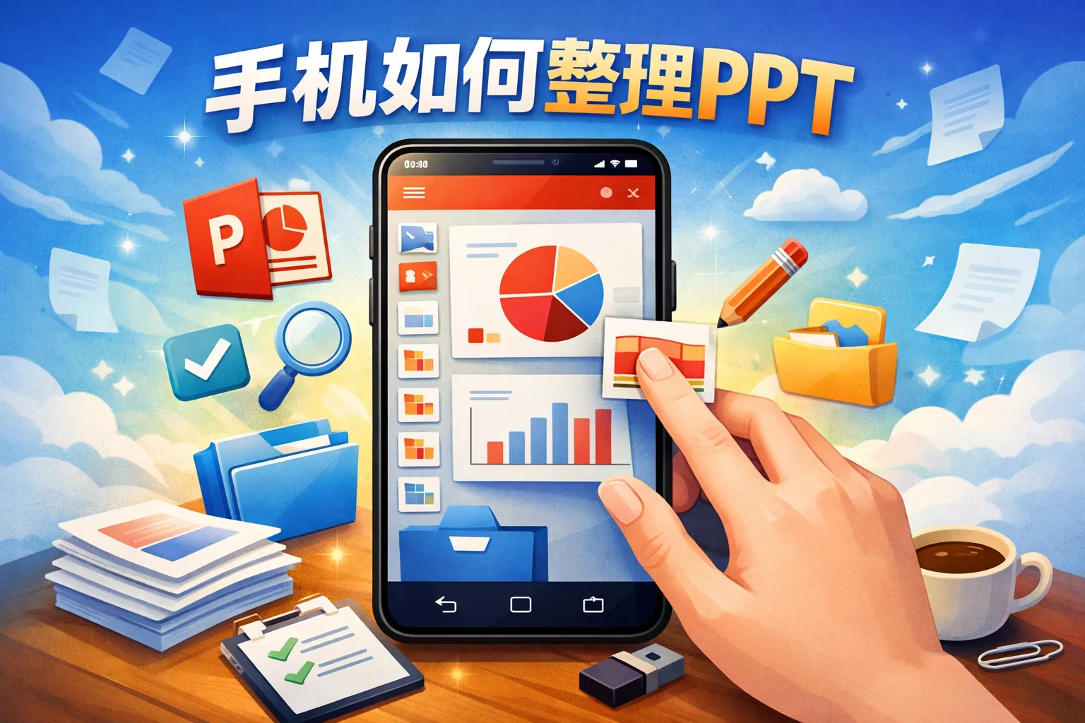 手机如何整理ppt