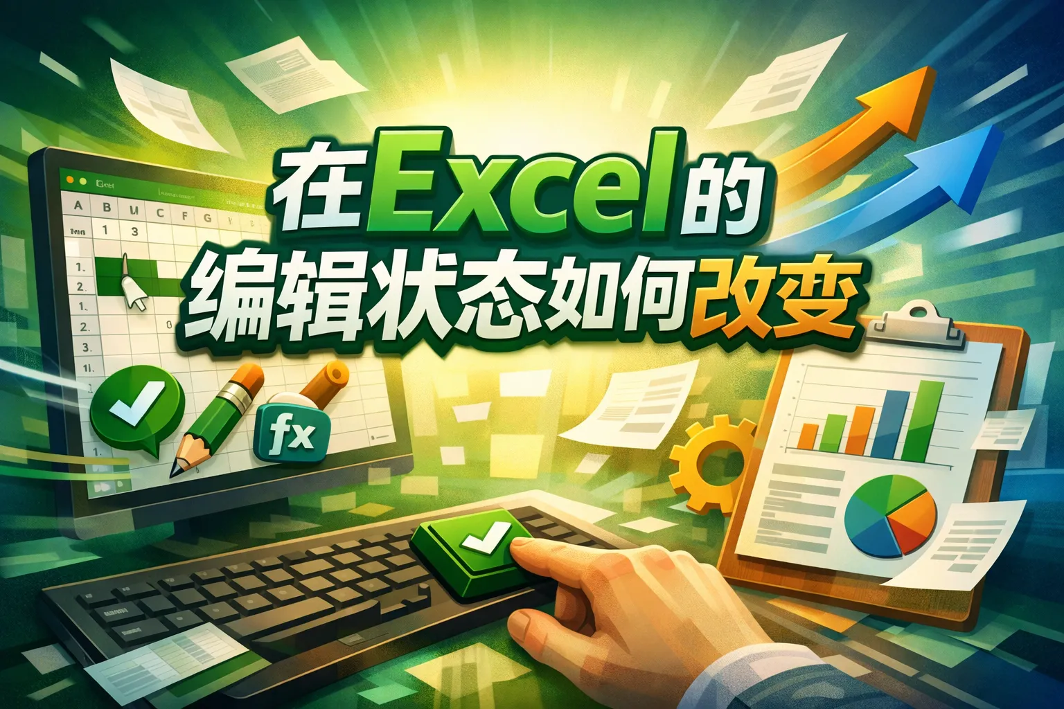 在excel的编辑状态如何改变