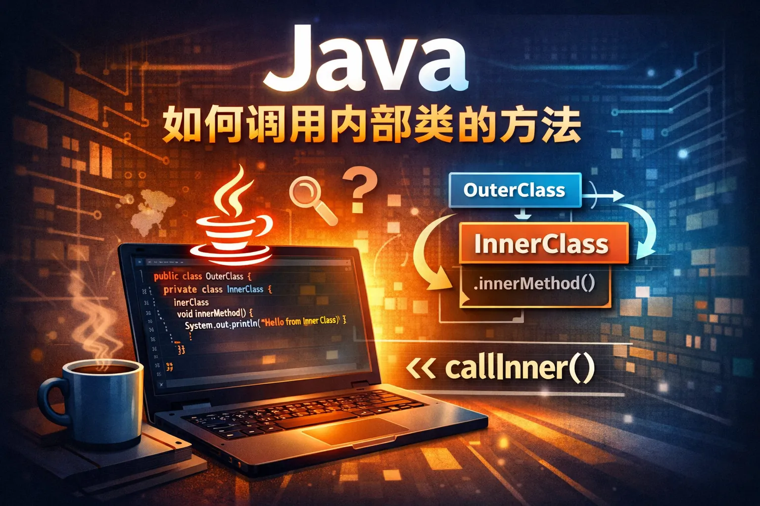 java 如何调用内部类的方法