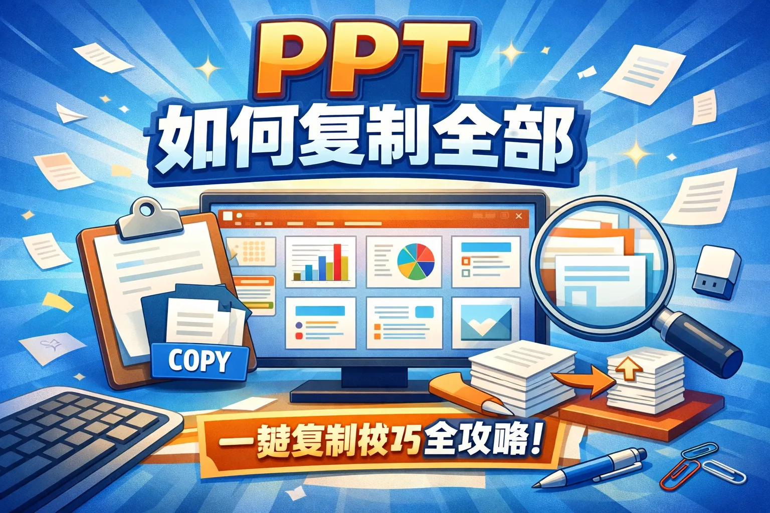 ppt如何复制全部