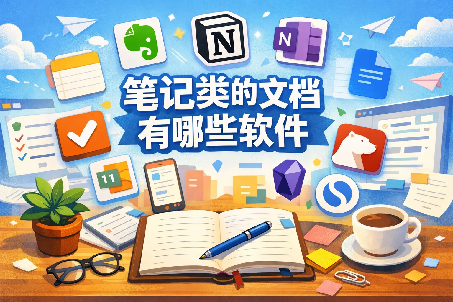笔记类的文档有哪些软件