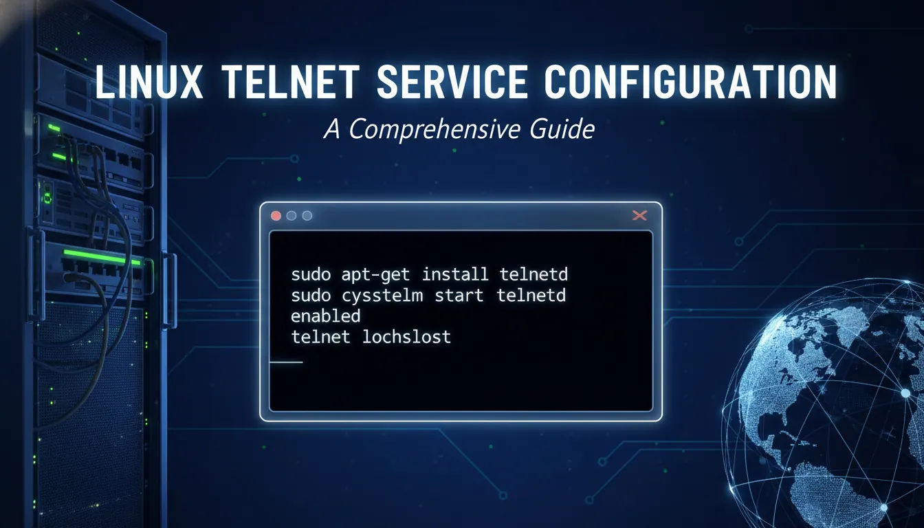 linux 如何配置telnet服务