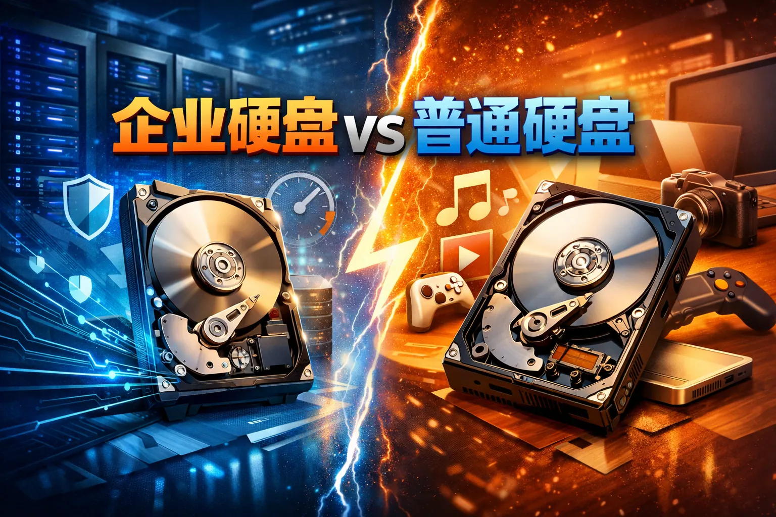 企业硬盘跟普通盘的区别