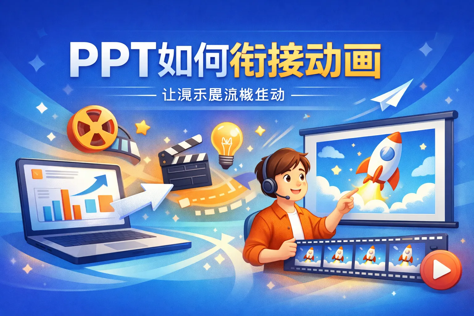 ppt如何衔接动画