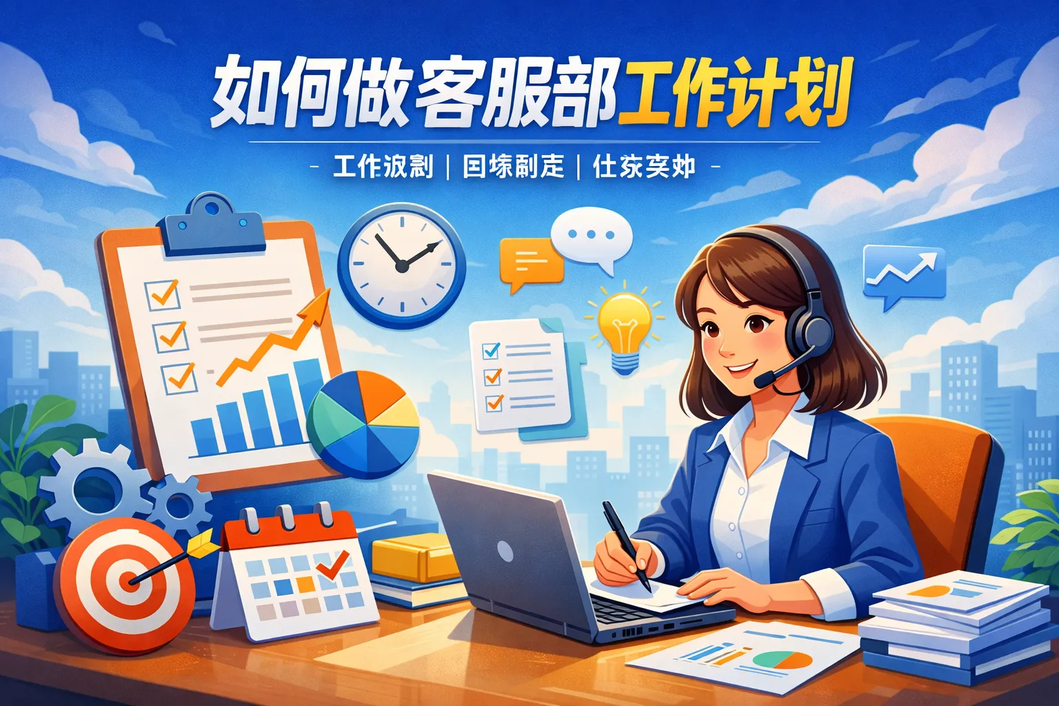 如何做客服部工作计划
