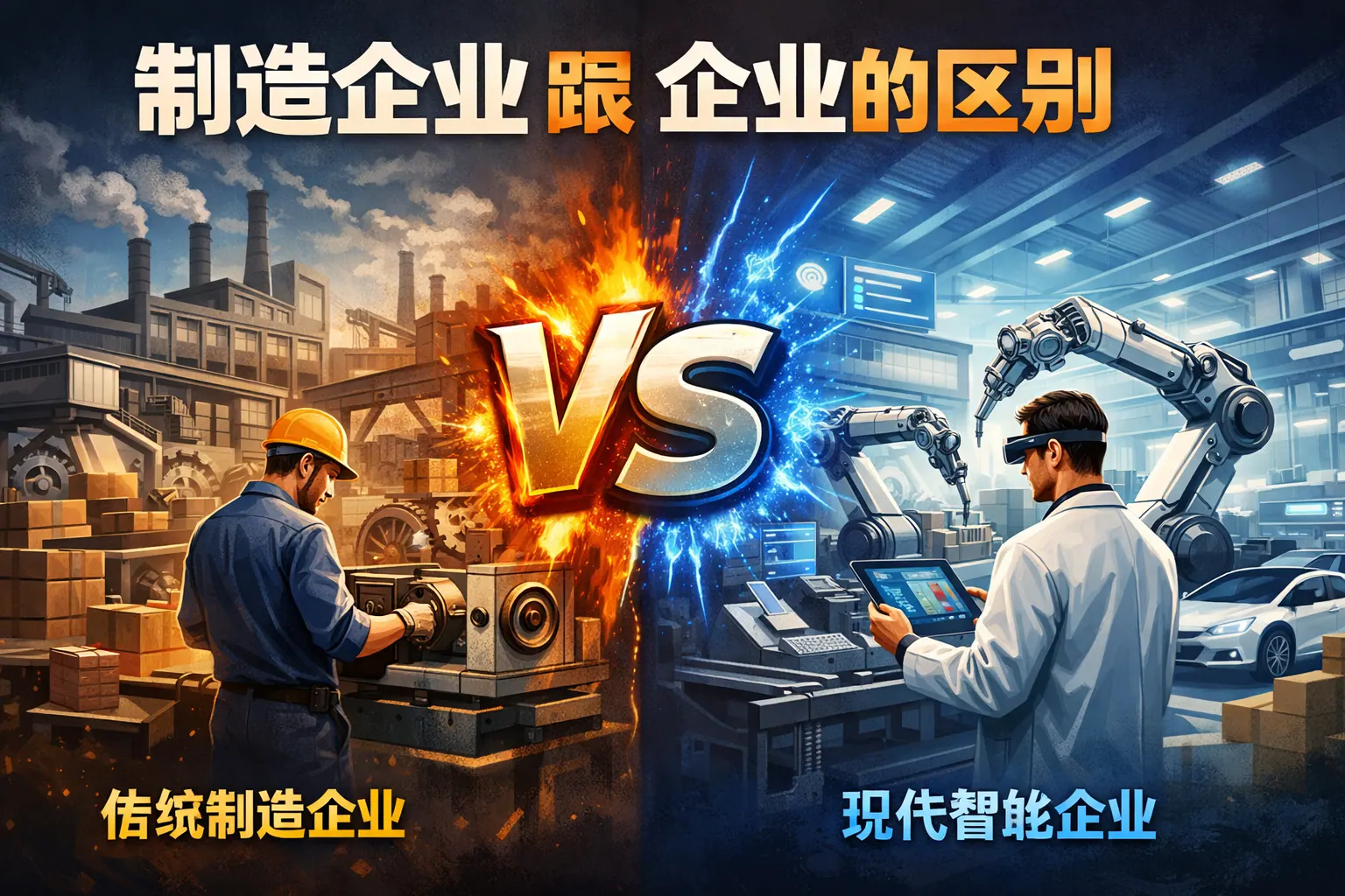 制造企业跟企业的区别