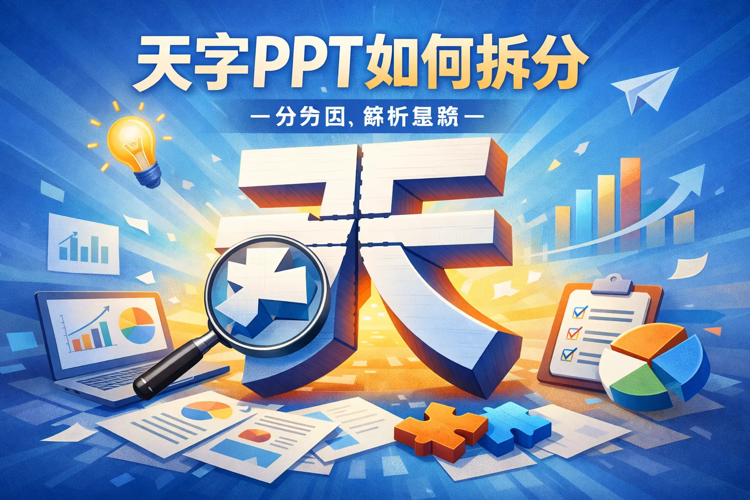 天字ppt如何拆分