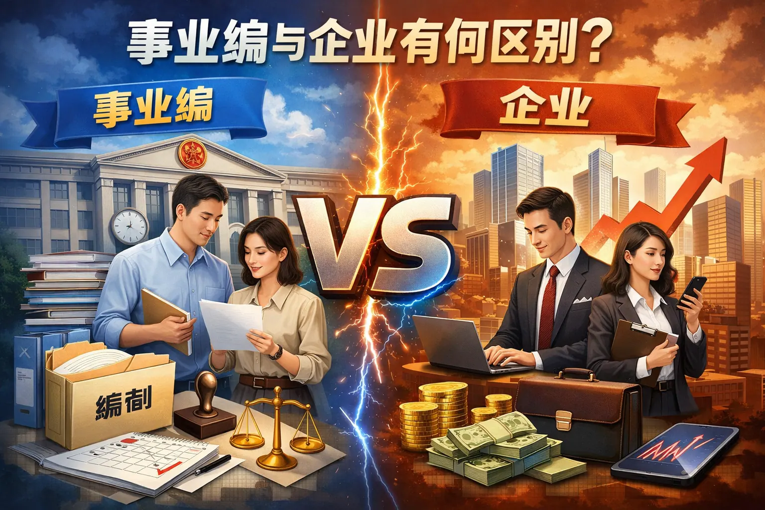 事业编与企业有何区别