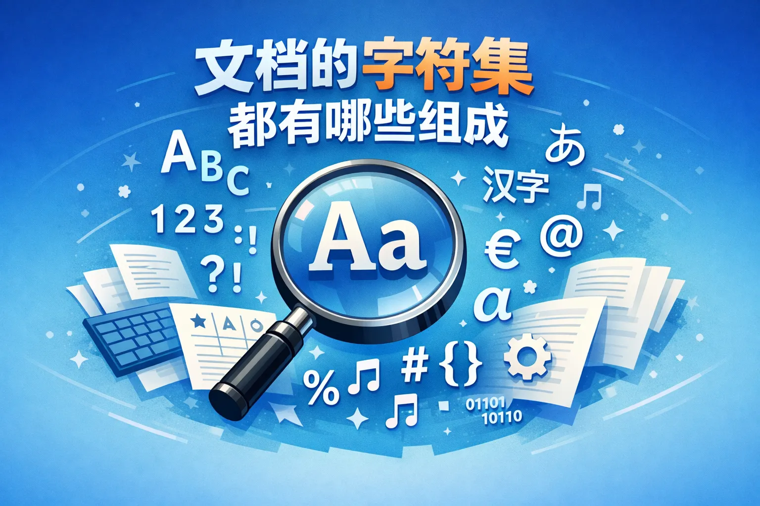 文档的字符集都有哪些组成