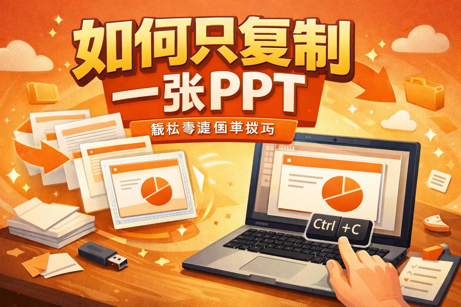 如何只复制一张ppt