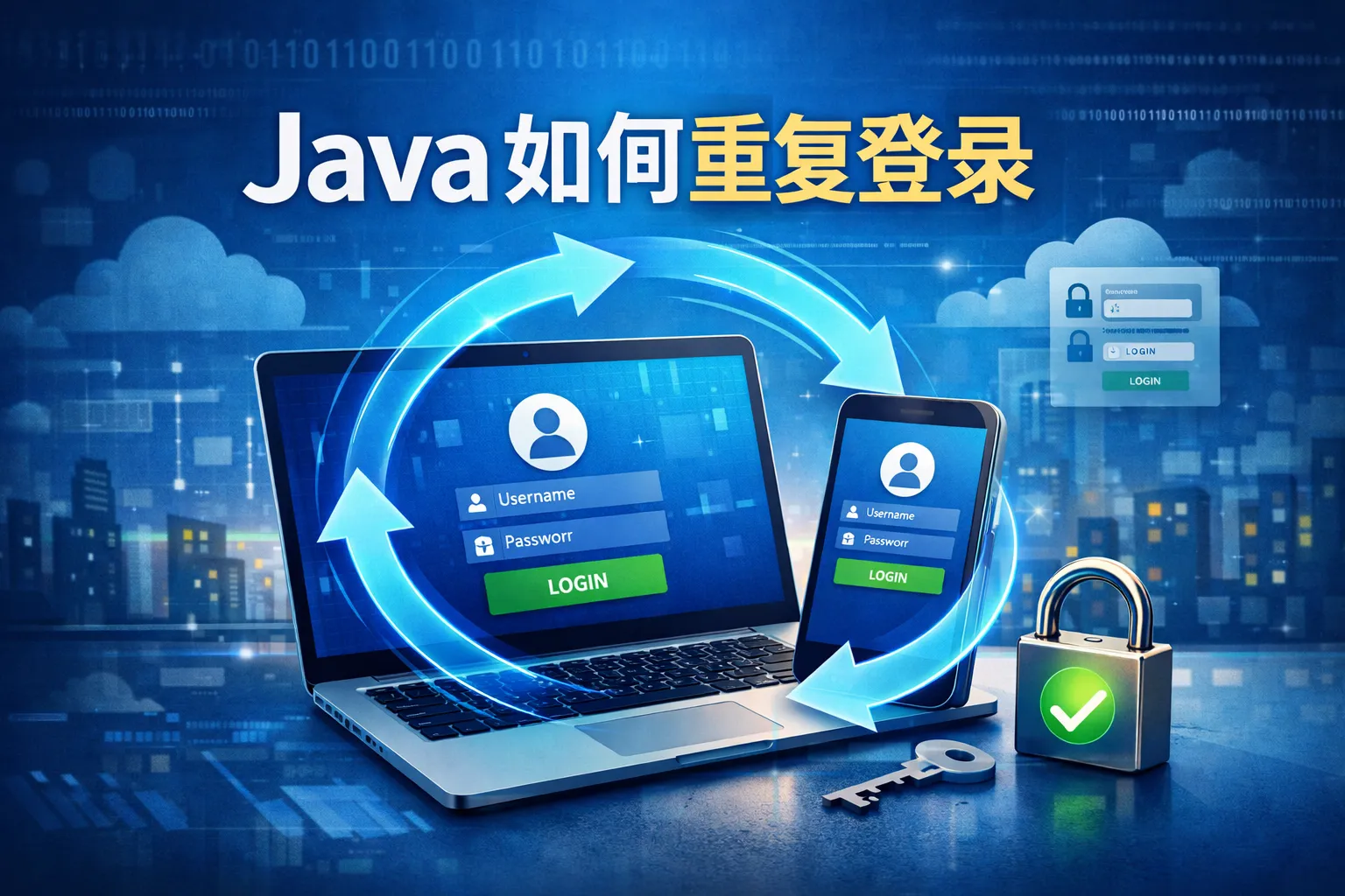 java如何重复登陆
