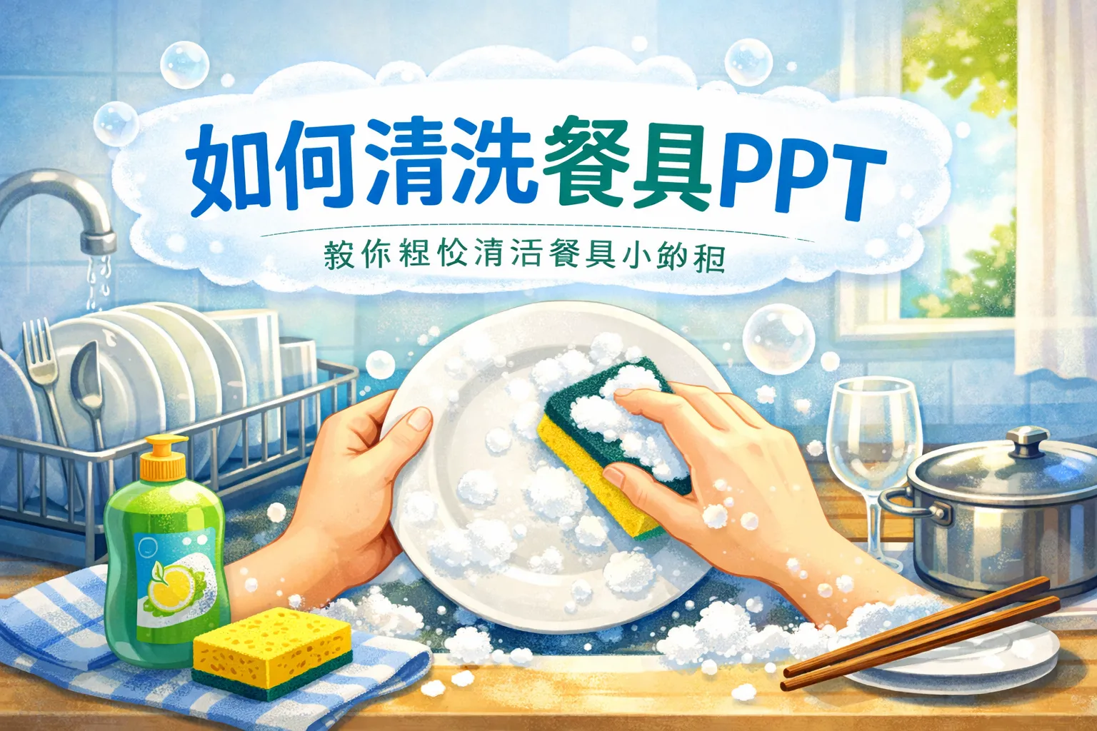 如何清洗餐具ppt