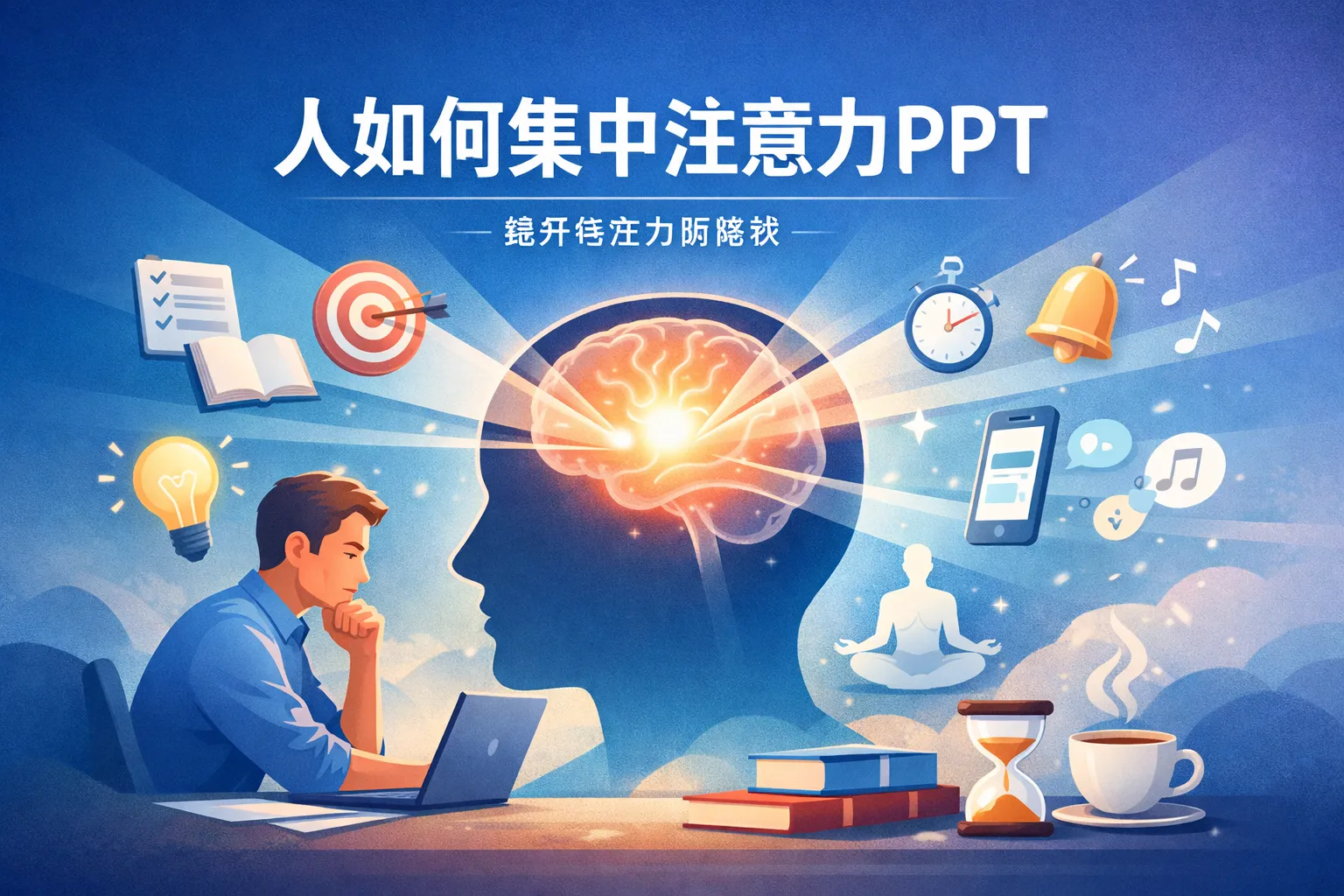 人如何集中注意力ppt