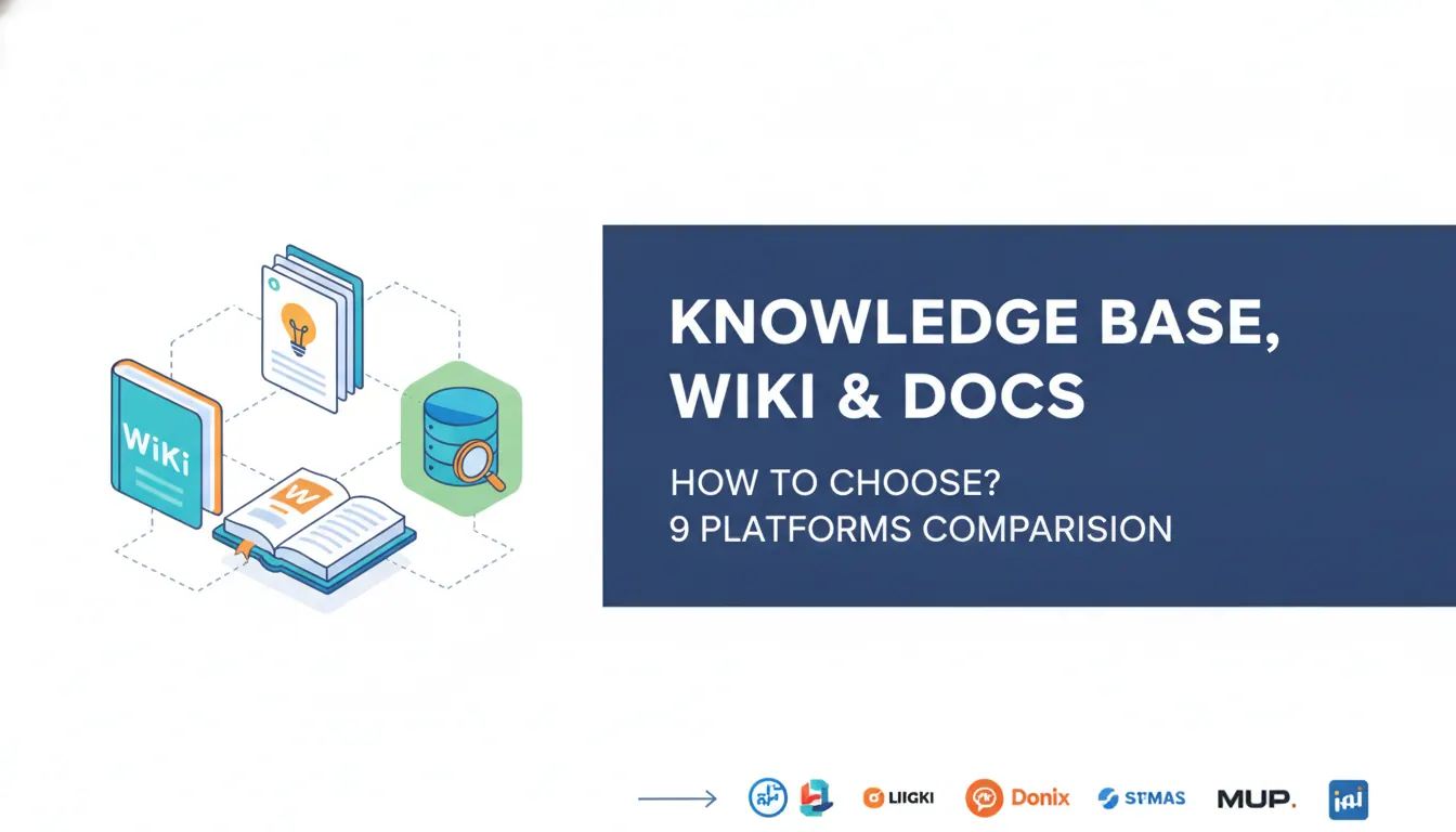 知识库、Wiki、文档管理工具怎么选?9款平台横向比较