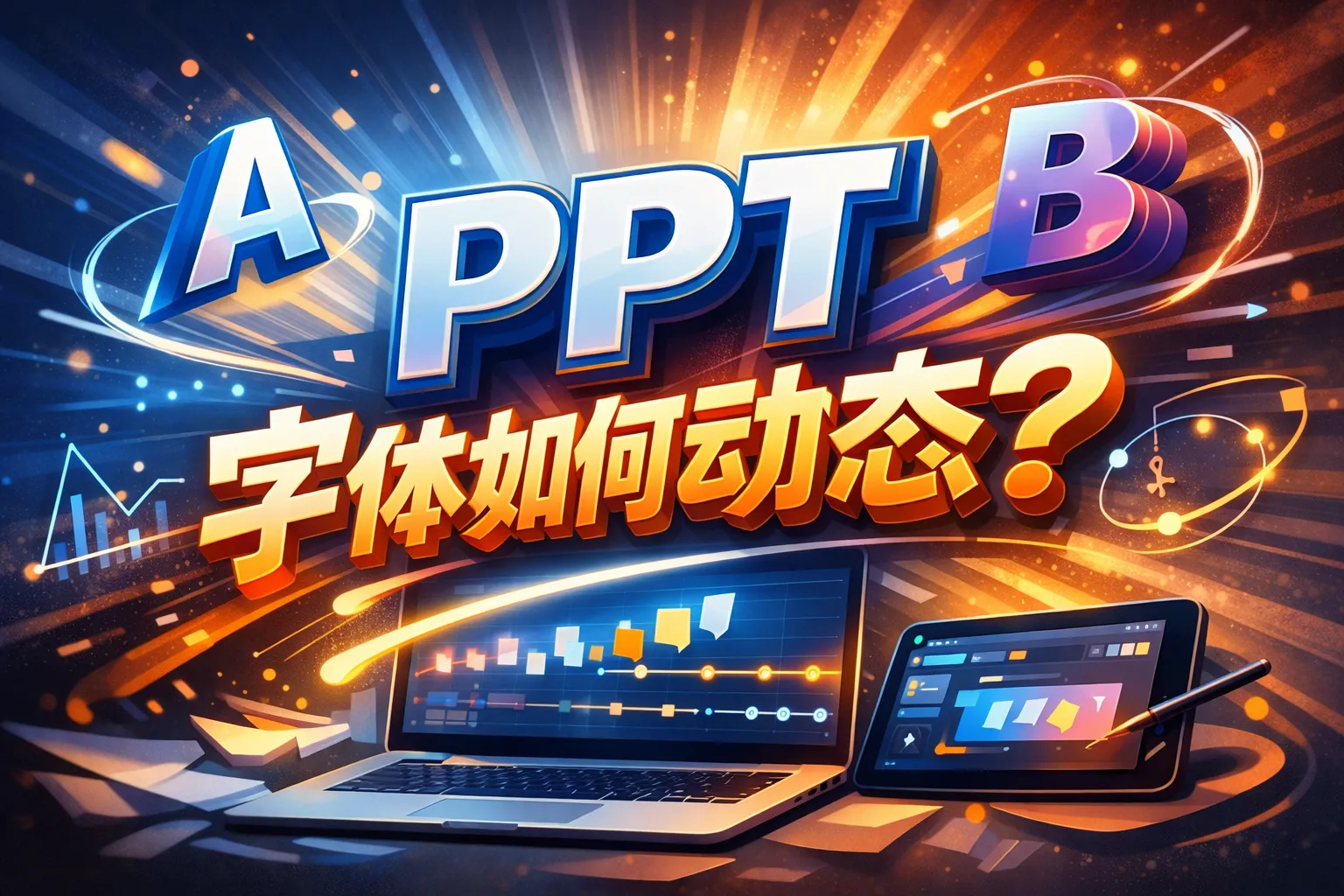 ppt字体如何动态