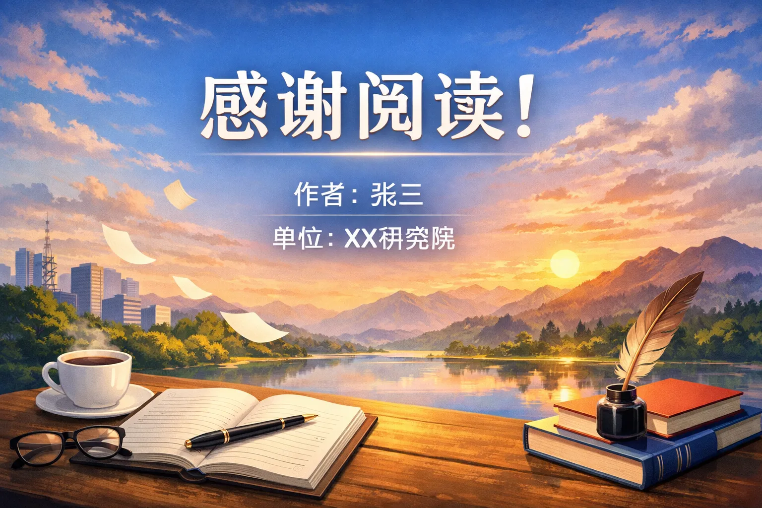 ppt最后如何署名